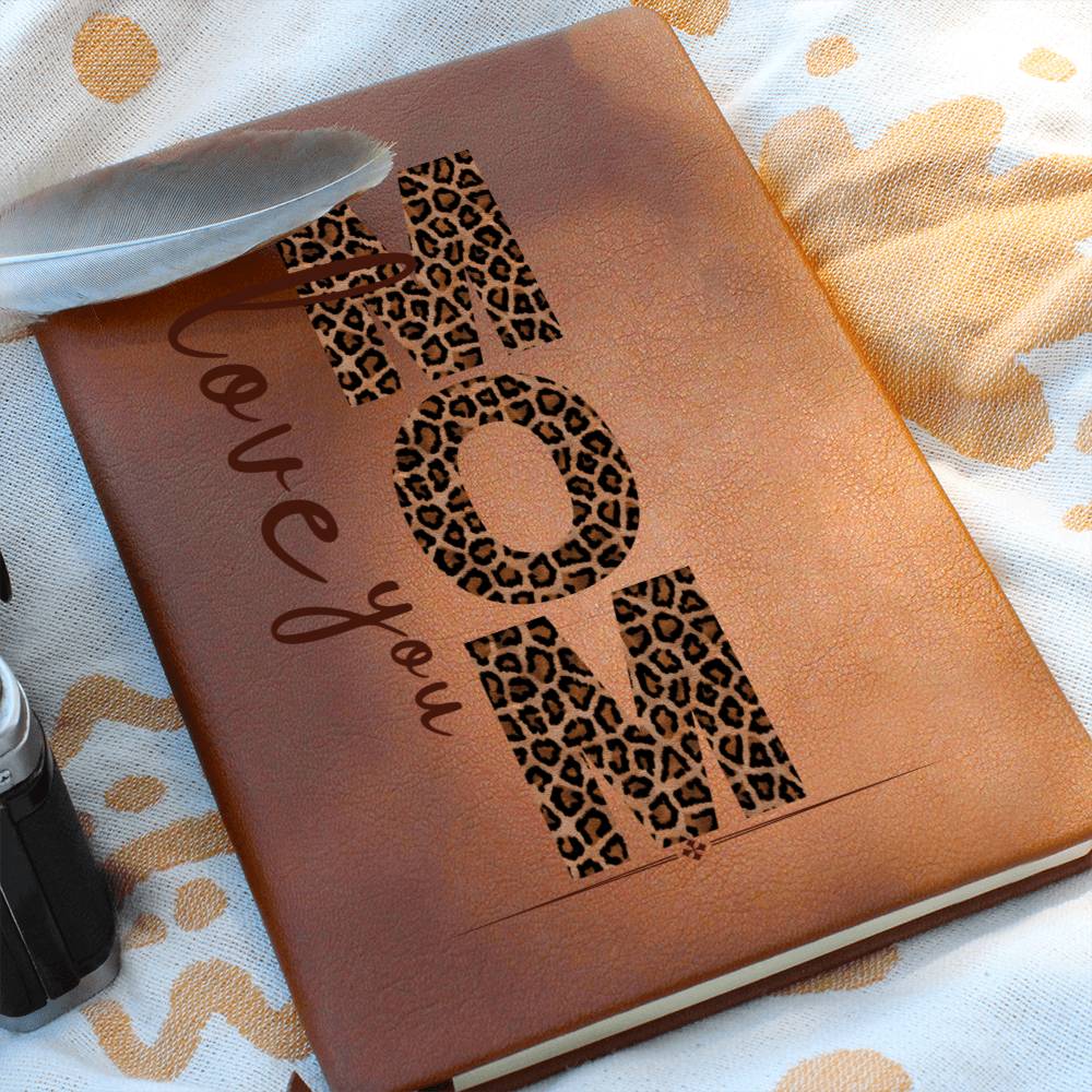 Graphic Journal, Leopard Print Love You Mom Gift