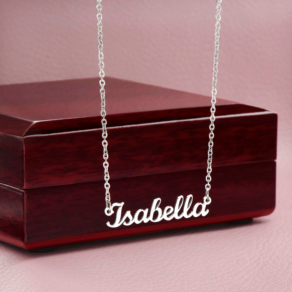 Name Necklace, Anniversary Gift For Wife