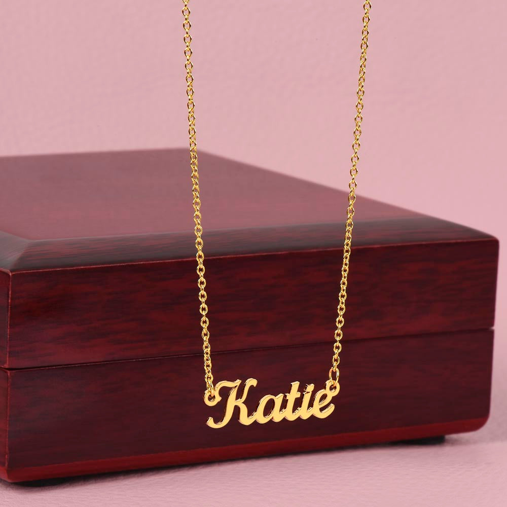 Name Necklace, Anniversary Gift For Wife