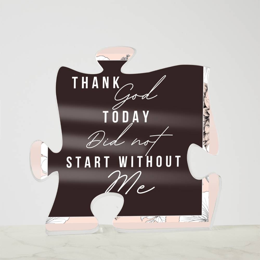 1 Pc Clear Puzzle Acrylic Plaque-To My Love Acrylic Block Puzzle