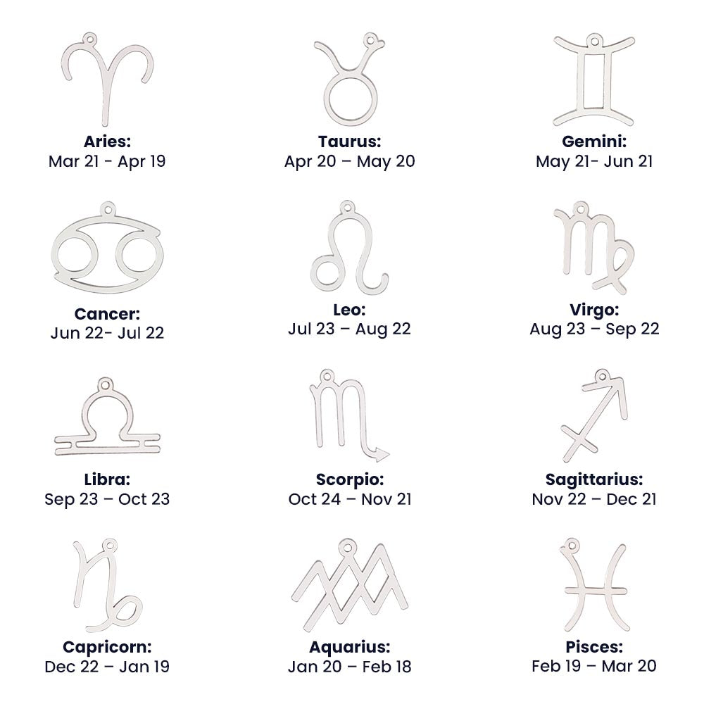 Zodiac Symbol Necklace - Teacher 6